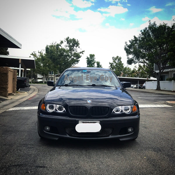 Angel eyes ringar RGB + white - BMW E46 (131mm x 4) - Mr Tuning